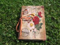Zápisník s květy malý