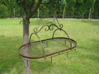 Kovový věšák - obdélník - hnědý Kovový věšák - obdélník - hnědý