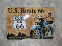 Plechová cedule malá - Route 66